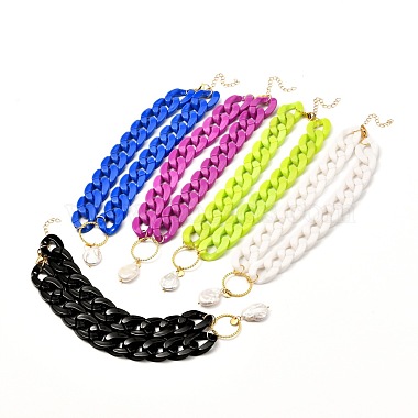 Mixed Color Acrylic Necklaces