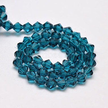 Imitate Austrian Crystal Bicone Glass Beads Strands(GLAA-F029-4x4mm-01)-2