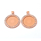 Alloy Pendant Cabochon Settings(PALLOY-WH0066-33D)-1