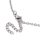 201 Stainless Steel Bat Pendant Necklaces(NJEW-TA00155)-5