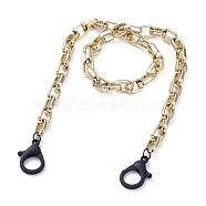 Personalized CCB Plastic Cable Chain Necklaces, Eyeglass Chains, Handbag Chains, with Plastic Lobster Claw Clasps, Golden, 27.55 inch(70cm)(NJEW-JN02882)