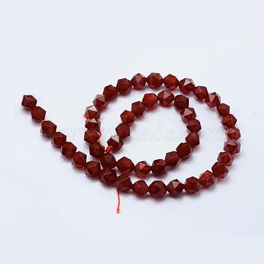 Natural Carnelian Beads Strands(G-F523-01-8mm)-2