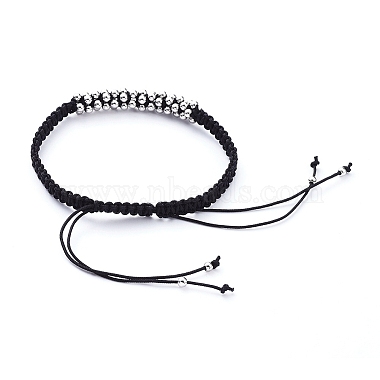 Unisex Adjustable Nylon Thread Braided Bead Bracelets(BJEW-JB05137-02)-3