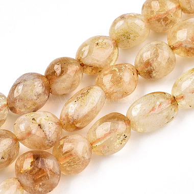 12mm Nuggets Citrine Beads