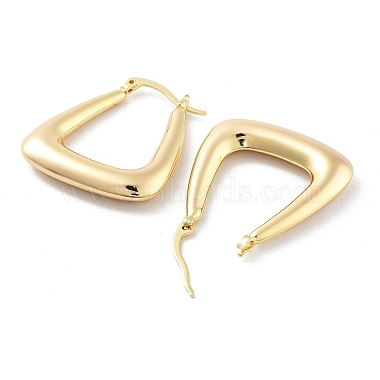 Brass Hoop Earrings(EJEW-H301-02G-02)-2
