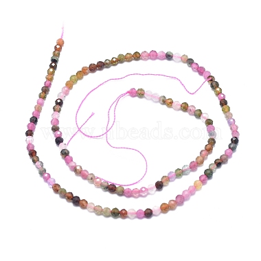 Natural Tourmaline Beads Strands(G-D0003-E88-4MM)-2