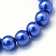 Baking Painted Pearlized Glass Pearl Round Bead Strands(X-HY-Q003-10mm-28)-2