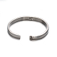 Bracelets unisexes à la mode en 304 acier inoxydable(BJEW-L552-05P-8mm)-2