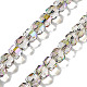 Galvanoplastie rondelles perles de verre brins(EGLA-A036-09A-FR01)-1