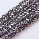Electroplate Glass Faceted Rondelle Beads Strands(EGLA-D020-3x2mm-21)-1