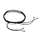 Unisex Adjustable Nylon Thread Braided Bead Bracelets(BJEW-JB05137-02)-3