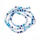 Chapelets de perles en verre galvanoplastique(EGLA-S192-001A-B09)-4