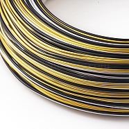 Round Aluminum Wire, Colorful, 18 Gauge, 1mm, about 93.6m/roll(AW-E002-1mm-08)