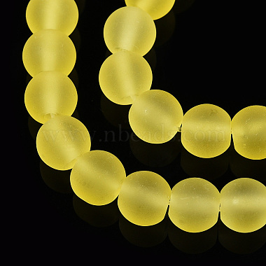 perles en verre transparentes brins(GLAA-T032-T6mm-MD12)-2