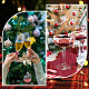 14 breloques en verre à vin en alliage émaillé sur le thème de Noël(AJEW-SC0002-05)-5