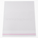 Rectangle OPP Cellophane Bags, Clear, 20x16x0.02cm, Inner Measure: 16.5x16cm(OPC-N001-01D-01)