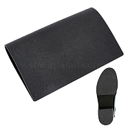 Shoe Repair Synthetic Rubber Heel Replacement, Anti-Slip Heel Pads, Rectangle, Black, 297x217x0.3mm(DIY-WH0502-94B)