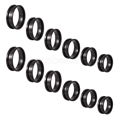 Black Stainless Steel Ring Components
