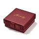 Boîtes à bijoux en carton pour bijoux carrés et mots(CBOX-C015-01B-01)-1