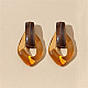 Oval Resin Dangle Stud Earrings(FS-WGCF92D-01)-1