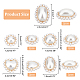 10Pcs 5 Style ABS Plastic Imitation Pearl Pendants(FIND-NB0002-48)-2