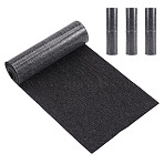 4Pcs Denim Cloth Iron on Sew on Patches, Costume Accessories, Appliques, Black, 510x80mm(SENE-TA0001-03)