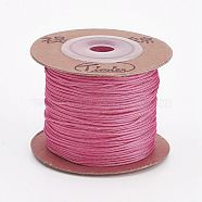 Nylon Cords, String Threads Cords, Flamingo, 1mm, about 54.68~59.05 yards(50~54mm)/roll(OCOR-L035-H03)
