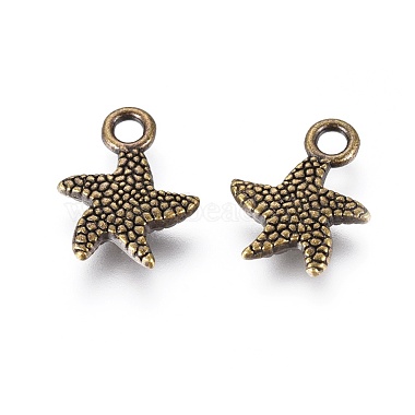 Antique Bronze Starfish Alloy Charms