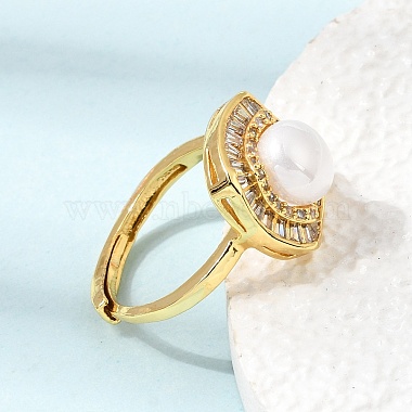 einstellbare messing micro pave zirkonia fingerringe(CU-CBABA66-02G)-2