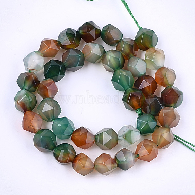 Natural Agate Beads Strands(X-G-T121-08C)-2