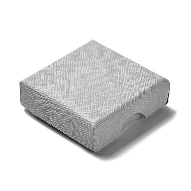 Gray Square Paper Jewelry Set Box