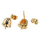 Brass Stud Earring Findings(KK-N233-364)-1