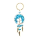 Woven Net/Web with Wing Pendant Keychain(KEYC-JKC00481-04)-1