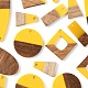 20Pcs 5 Style Resin & Walnut Wood Pendants(RESI-LS0001-46)-4