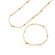 Glass & CCB Plastic Beaded Necklaces & Bracelets Sets(FS-WGA4156-03)-3