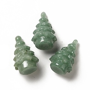 Natural Green Aventurine Display Decorations, Christmas Tree, 38.5x24.5mm(G-G997-E02)