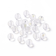 Glass Beads, Round, Clear, 8mm, Hole: 1.4mm(GLAA-C021-01M)