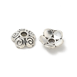 Tibetan Style Alloy Beads, Cadmium Free & Lead Free, Antique Silver, 10x3.5mm, Hole: 1.8mm(TIBE-P003-68AS)