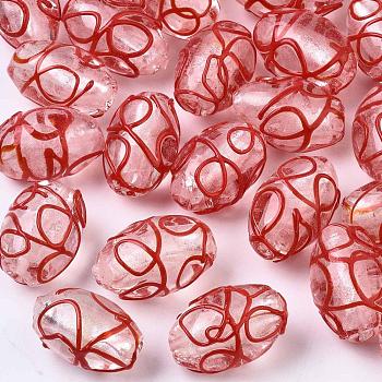 Red, 20~25x14~16mm, Hole: 1.5~2.5mm