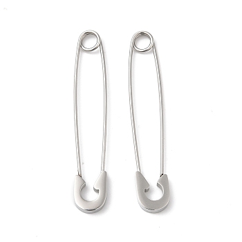 304 Stainless Safety Pins, Stainless Steel Color, 41x7x2mm