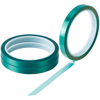 33M PET High Temperature Resistant Tape, Adhesive Tape, Flat, Green, 1cm