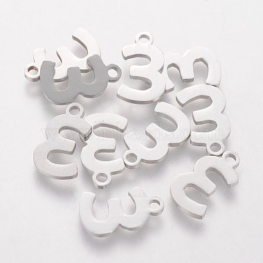 Stainless Steel Color Number Stainless Steel Charms