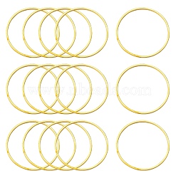 Brass Linking Rings, Nickel Free, Golden, 25x1mm(X-EC18725MM-G-NF)