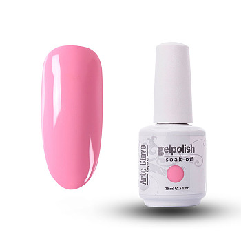 15ml Special Nail Gel, for Nail Art Stamping Print, Varnish Manicure Starter Kit, Hot Pink, Bottle: 34x80mm