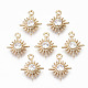 Brass Micro Pave Cubic Zirconia Charms(X-KK-S359-050-RS)-1