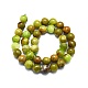 brins de perles d'opale vertes naturelles(G-K245-A17-A05)-2
