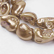 Shell Pearl Beads Strands(BSHE-K010-08)-3
