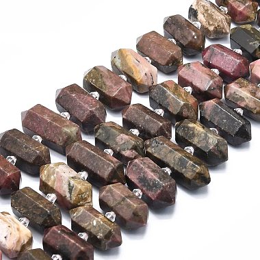 Bullet Rhodonite Beads