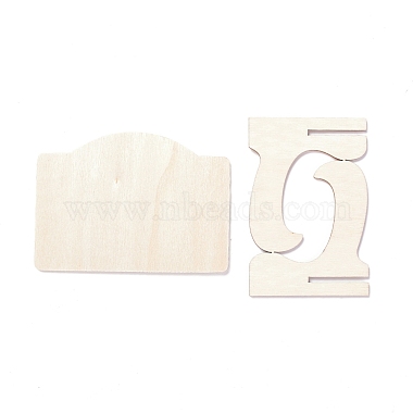 Арка деревянные мини таблички на доске(AJEW-M035-07)-2