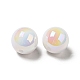 UV Plating Opaque Rainbow Iridescent Acrylic Beads(SACR-A001-03C)-4